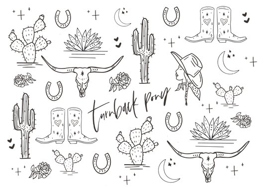 Piper Adjustable Rings - Turnback Pony ™ - Rings