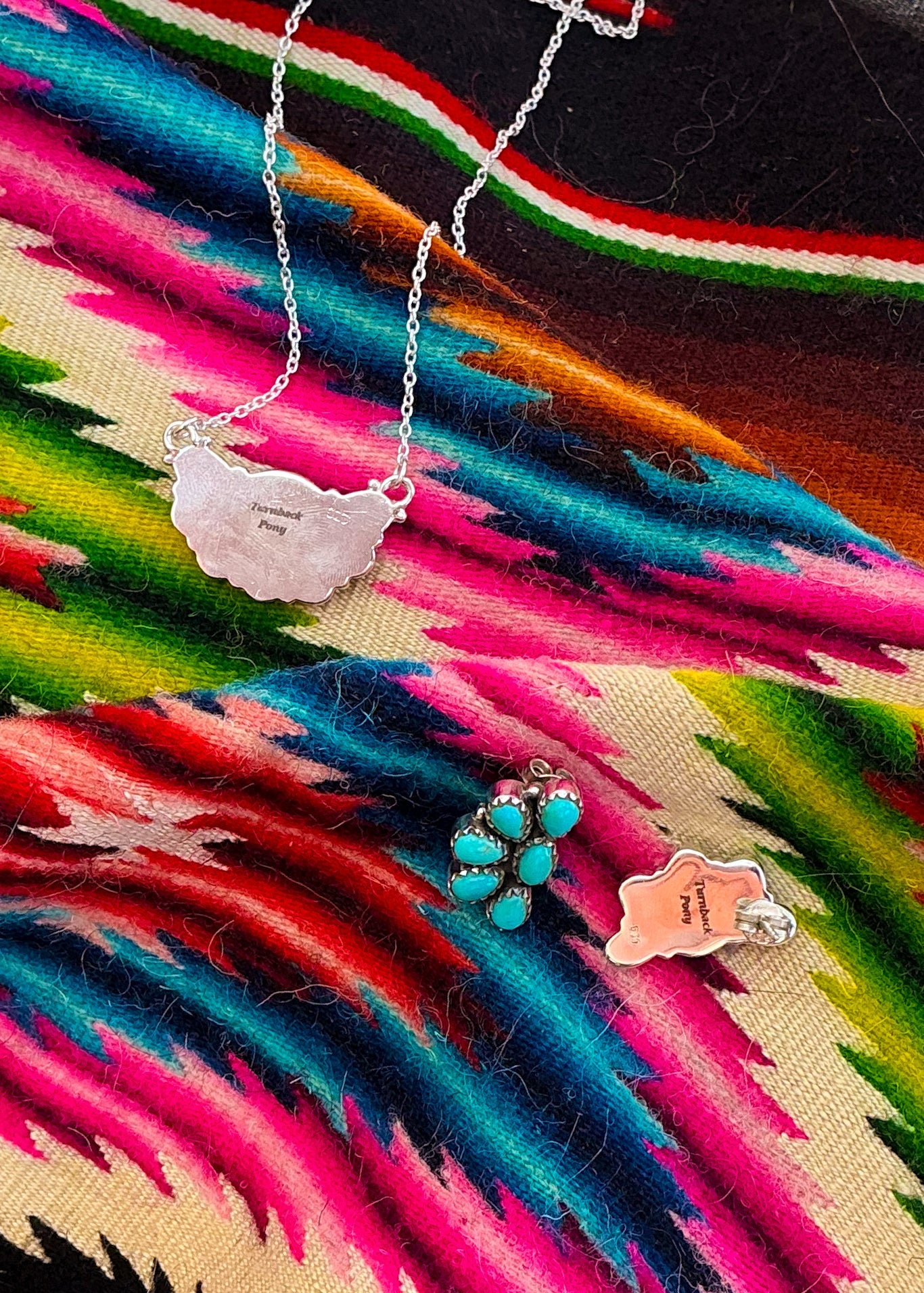 Crochet Set - Turnback Pony ™ - Necklace earring set