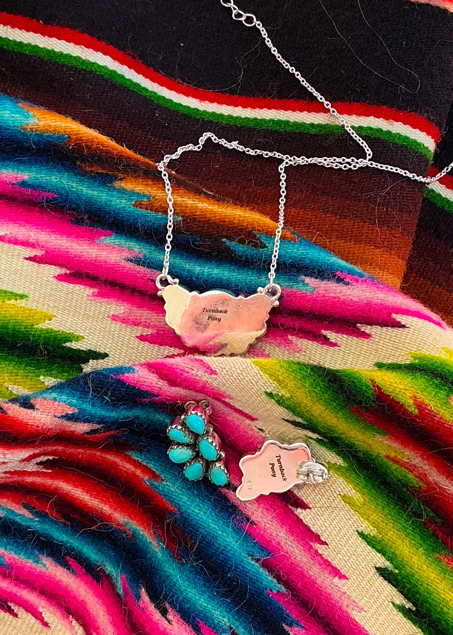 Crochet Set - Turnback Pony ™ - Necklace earring set