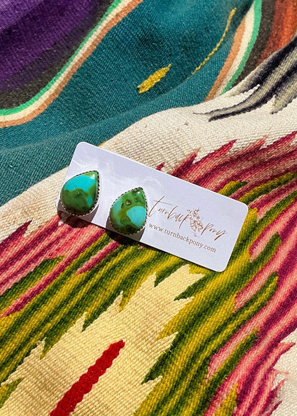 Spring Showers Studs - Turnback Pony ™ - Earrings