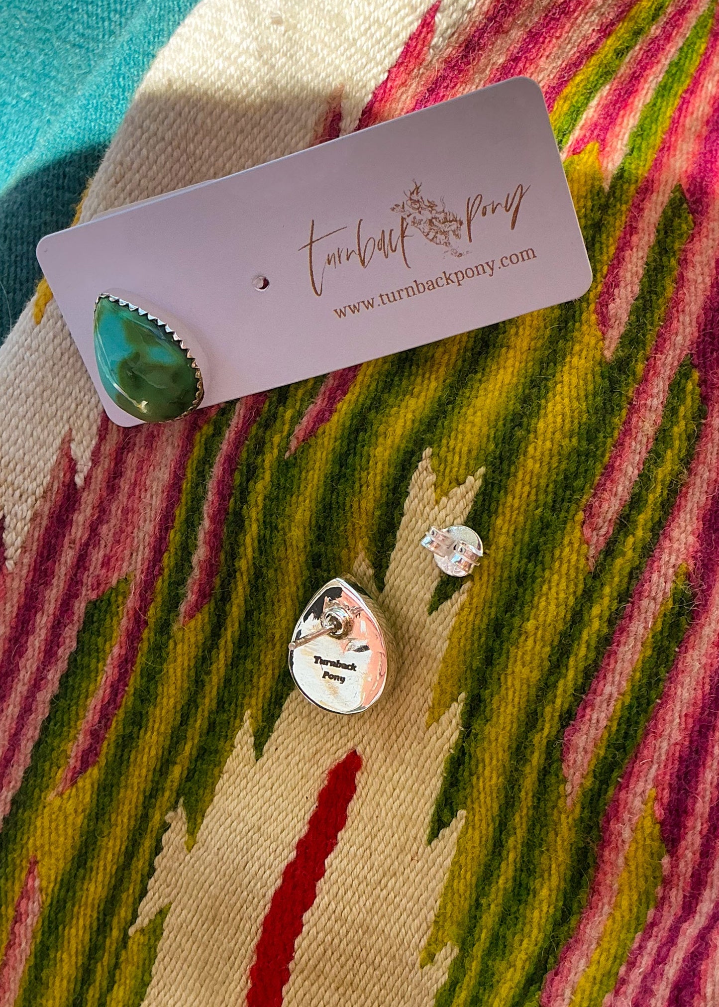 Spring Showers Studs - Turnback Pony ™ - Earrings