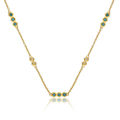 Kendall Diamond Necklace - Turnback Pony ™ - Necklace