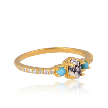 Marcella Diamond Ring - Turnback Pony ™ - Rings