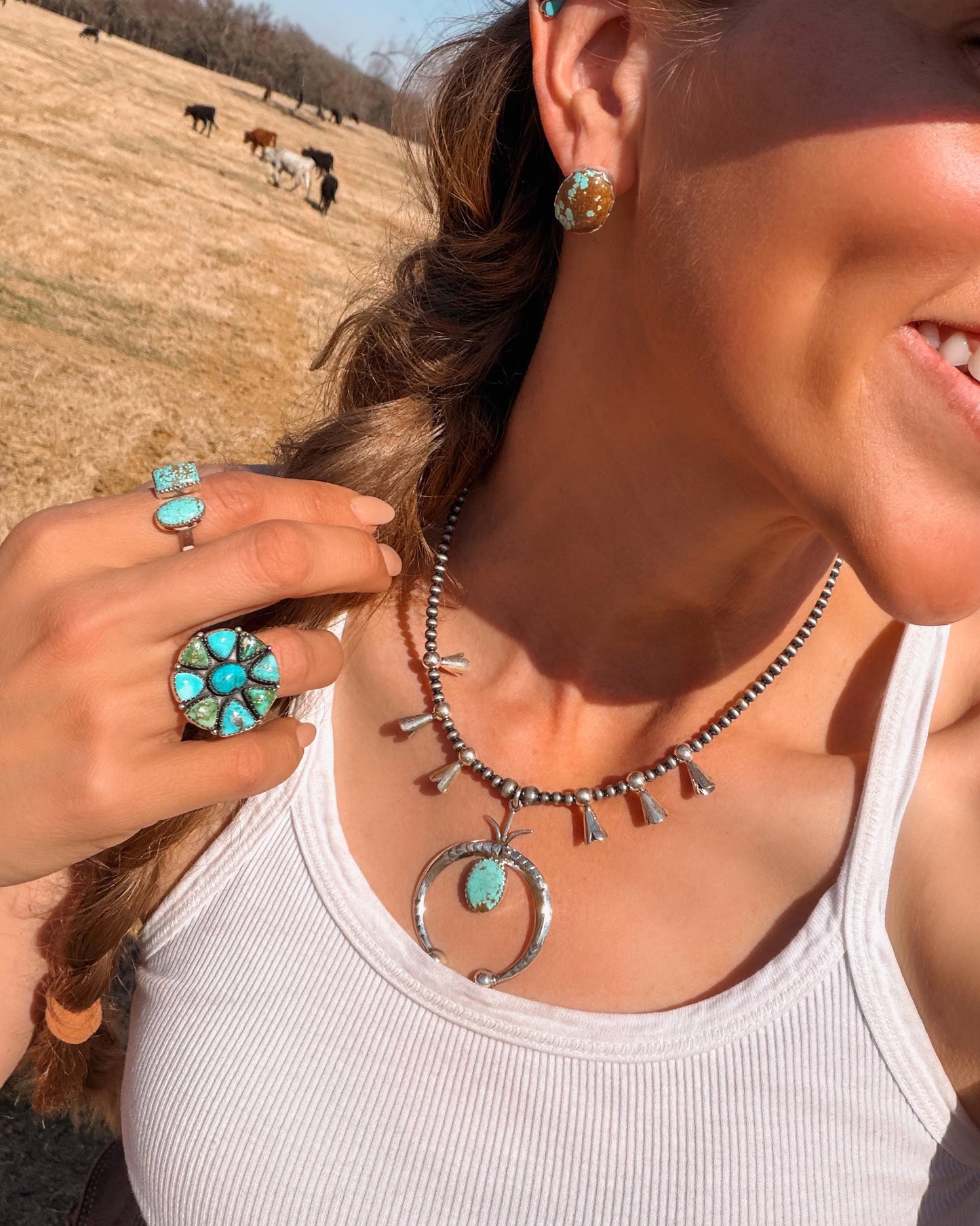 Sunny Squash Necklace - Turnback Pony ™ - Necklace earring set