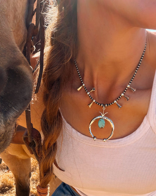 Sunny Squash Necklace - Turnback Pony ™ - Necklace earring set