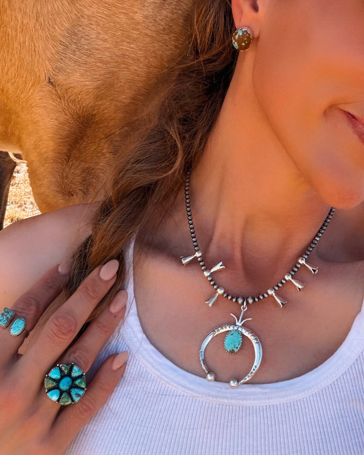 Sunny Squash Necklace - Turnback Pony ™ - Necklace earring set