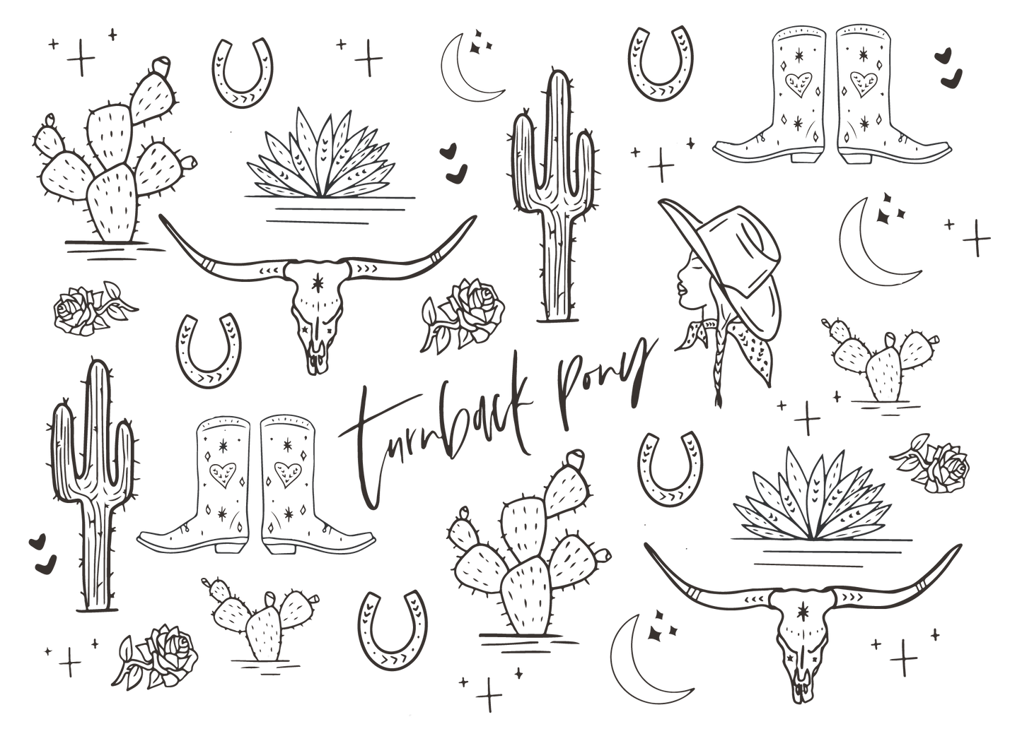 Hold on Tight Earrings - Turnback Pony ™ - Earrings