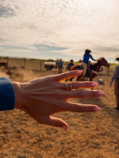 Gold KT Stack - Turnback Pony ™ - Rings