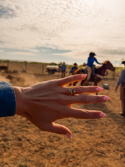 Gold KT Stack - Turnback Pony ™ - Rings