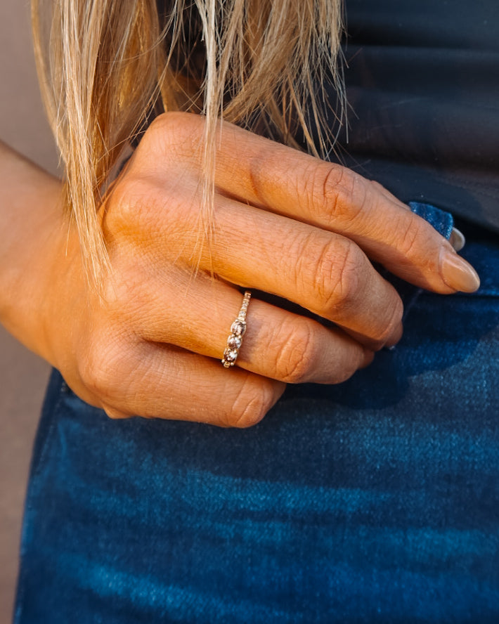 Solo Dreamer Diamond Ring - Turnback Pony ™ - Rings