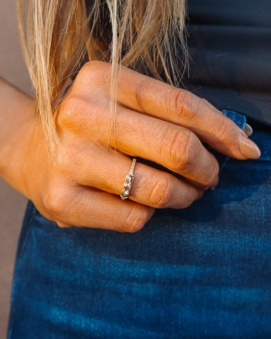Solo Dreamer Diamond Ring - Turnback Pony ™ - Rings