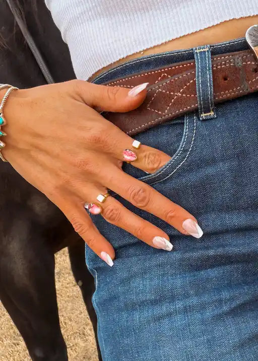 Sunny Gold Adjustable Ring - Turnback Pony ™ - 